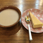 Mongoruresutoransato - スウティチェとチーズケーキ