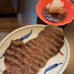 赤坂 らいもん - サーロインをおろしポン酢で