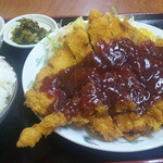 味道園 - チキンカツ定食