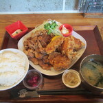 Furukawa Shokudou - ハーフ＆ハーフ定食