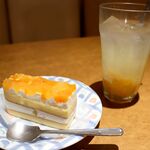 コロンボ - 20200602リンゴと桃のケーキ＆アイスゆずティー