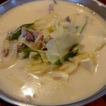 栄夏 - ランチの豆乳鍋