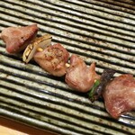 焼き鳥 ばかちん - コリコリっとズリ160円