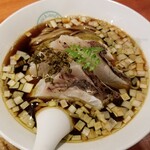 麺屋 六感堂 - おめで鯛 山椒ブラック（温麺）＋鯛増し