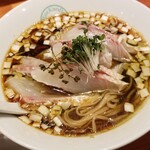 麺屋 六感堂 - おめで鯛 山椒ブラック（冷製）＋鯛増し