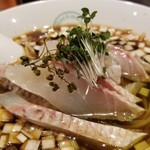 麺屋 六感堂 - おめで鯛 山椒ブラック（冷製）＋鯛増し