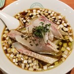 麺屋 六感堂 - おめで鯛 山椒ブラック（冷製）＋鯛増し