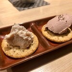 地葉はなれ - 2020.5.  鶏リエット＆レバーパテ