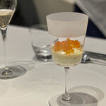 Grand rocher - 瞬間燻製したカリフラワーのムース