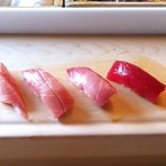 Sushi Kenzan - 赤身 トロ 中トロ 大トロ