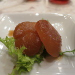 MASA’S KITCHEN - 前菜　（帆立の紹興酒漬け　柚子風味）　(2012/05)