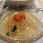 MASA’S KITCHEN - 前菜　（冷たいビーフンと上湯スープ　フレッシュトマト ソース）　(2012/05)