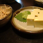 楽庵 - 蟹味噌豆腐