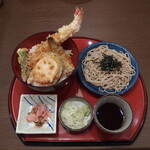 和食麺処 サガミ - 大海老天丼ランチ（1,000円）