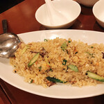 中華ビストロうちだ - アスパラとホタルイカの炒飯