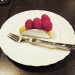星乃珈琲店 - 苺のレアチーズケーキ