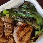 炭焼スペイン料理 ブラセリア ハセガワ - 右サイド。空芯菜ちゃん。
