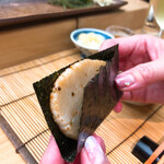 すし匠 - 平貝の磯辺巻き