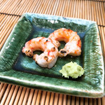 すし匠 - 北海しまえびの塩焼き