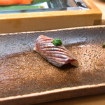 すし匠 - 鯵のにぎり