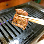 焼肉 かっぱ梶岡 - レバー 食べ頃