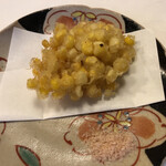 旬菜 おぐら家 - とうもろこしかき揚げ