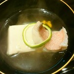 蓬左茶寮 - =甘鯛とゴマ豆腐の椀=