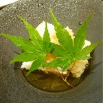 蓬左茶寮 - =鱧の鬼颪 酢橘ポン酢=