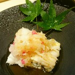 蓬左茶寮 - =鱧の鬼颪 酢橘ポン酢=