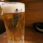 あぶさん - まずは、ビールで