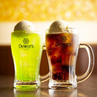 It melts your heart! Nostalgic cream soda ♪ Variety of drinks available