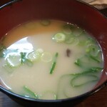 長浜わっしょい - スープ  キクラゲ入りラーメンスープ