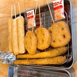 串カツ田中 - チーズ、れんこん、アスパラ