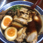 荒野のラーメン - 支那そば＋味付け玉子＋チャーシュー　1000円