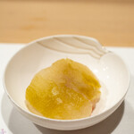 うを徳 - 冬瓜アイス（帆立貝、パプリカ、枝豆）