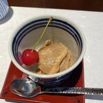 日本料理 とみなが - 黒糖のアイスクリーム