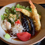 与三郎庵 - 「ぶっかけうどん」@1100＋「大盛り」@100(税込)