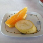 げんこつラーメン - 食後の果物