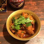 ダルバート食堂 - 砂肝のチョエラ(スパイスマリネ) 300円(税込)