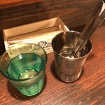 ダルバート食堂 - お冷や・カトラリー