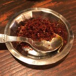 ダルバート食堂 - ティムルコチョップ(ネパール山椒の唐辛子漬け) 100円(税込)