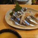 ざわさん - キビナゴ酢みそ300円