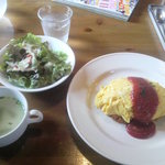 アルバトロス - 5月22日、オムライスのランチセット