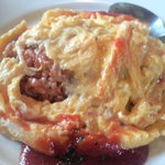 アルバトロス - オムライスのアップ