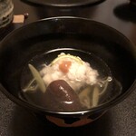 きむら - 爽やかな脂のあるハモと秋田のじゅん菜