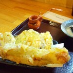 ぶつをのうどん - 天ぷら