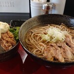 Nikusoba Maruri - 肉そば+ミニ鶏から丼セット