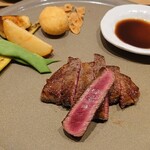 肉料理ふくなが - イチボステーキ