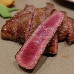 肉料理ふくなが - イチボステーキ