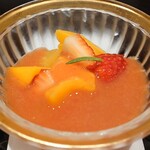 肉料理ふくなが - フルーツとトマトのガスパチョ